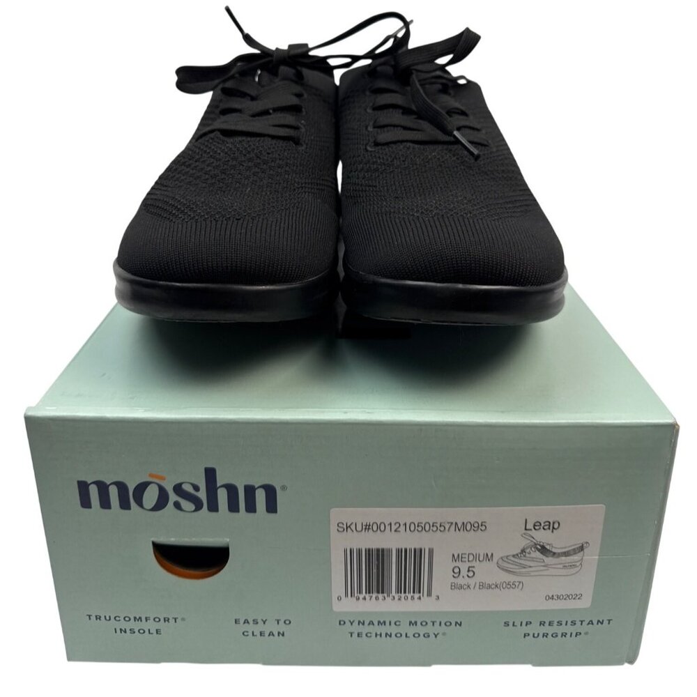 MOSHN Leap by Klogs Athletic Sneaker Black Womens  9.5 Wide